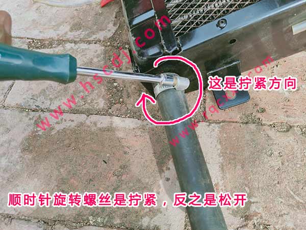 喉箍的擰緊方法