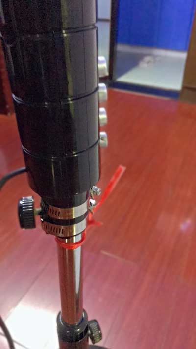 喉箍用在電風(fēng)扇上的效果圖