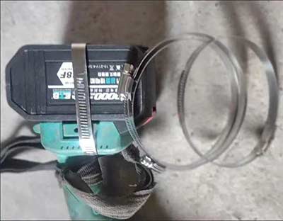 大美不銹鋼喉箍用在電動工具上